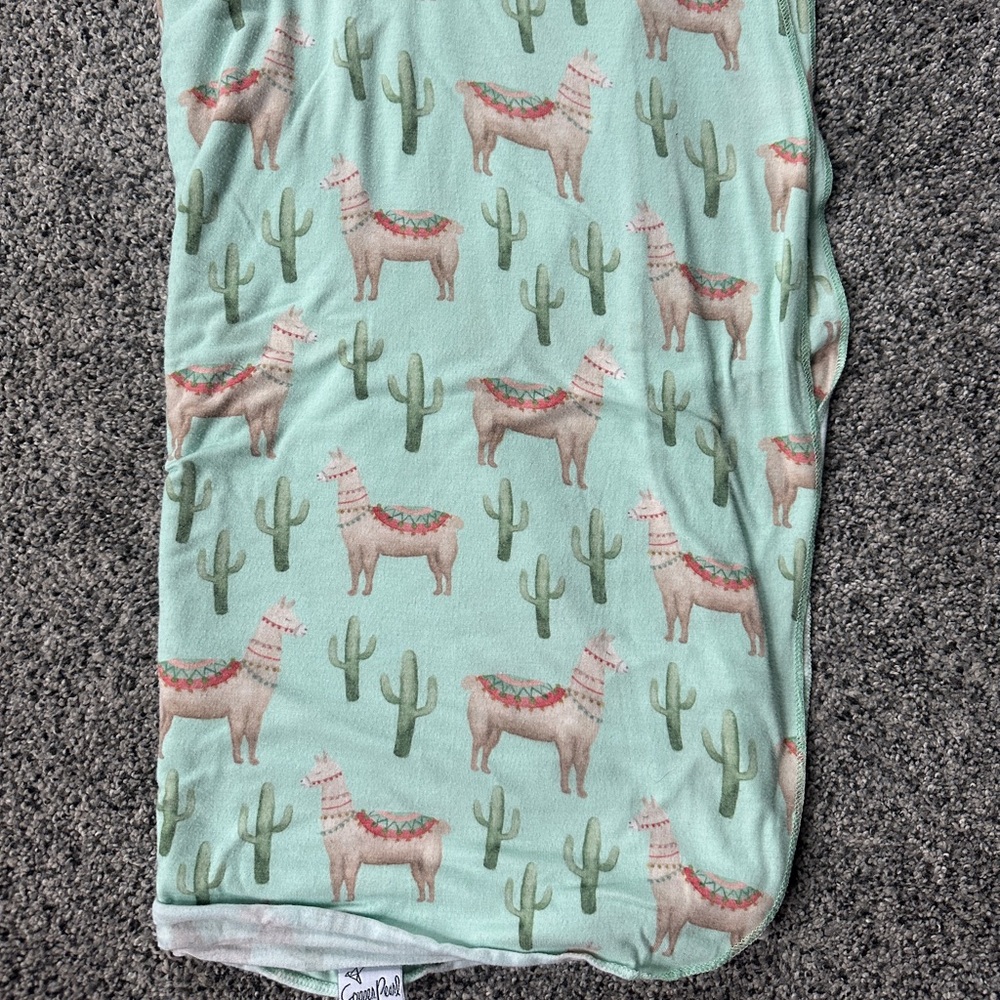 Copperpearl Llama Swaddle Blanket